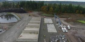 compost facility in construction
