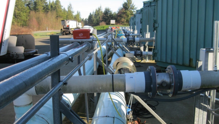 Whidbey Naval composting aeration ducts