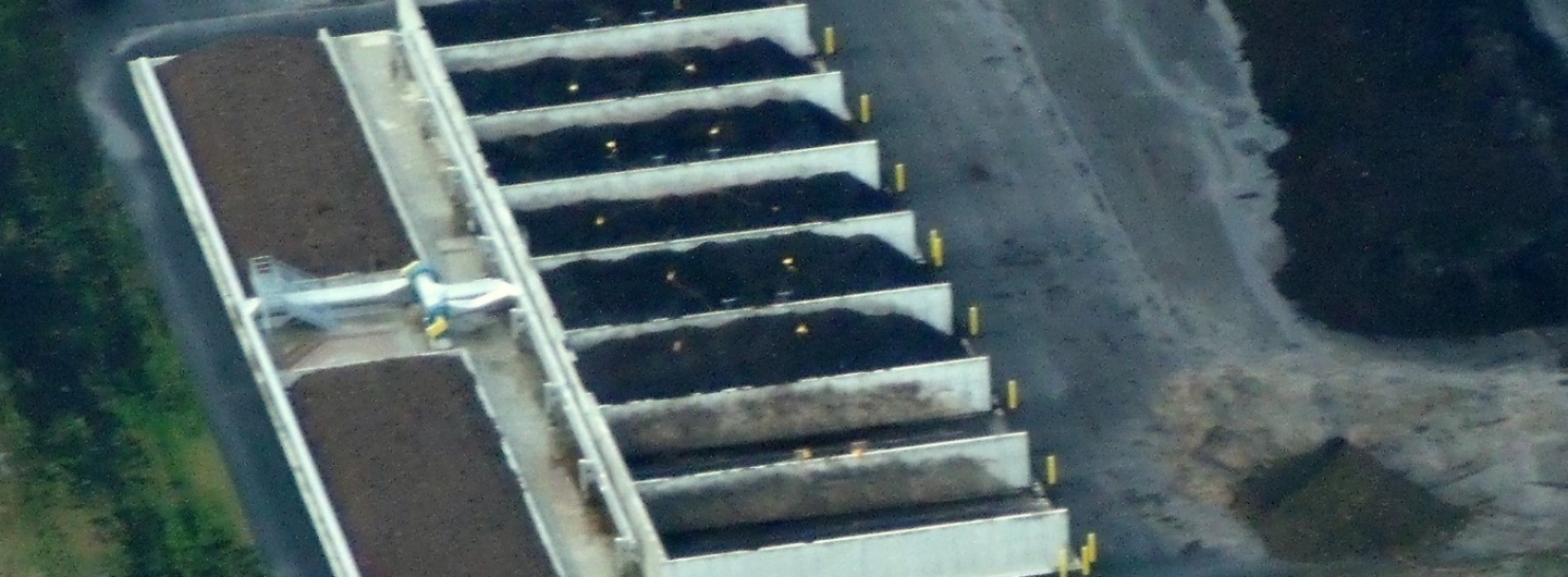 Aerial view of St. Peters composting facility