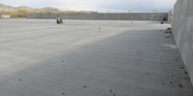 Construction of sparger floor at Athens Services composting facility