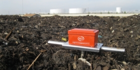 ECS RF Teleprobe in compost pile