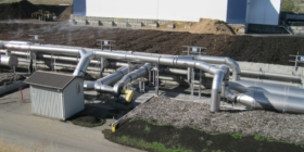 Kelowna composting facility ductwork