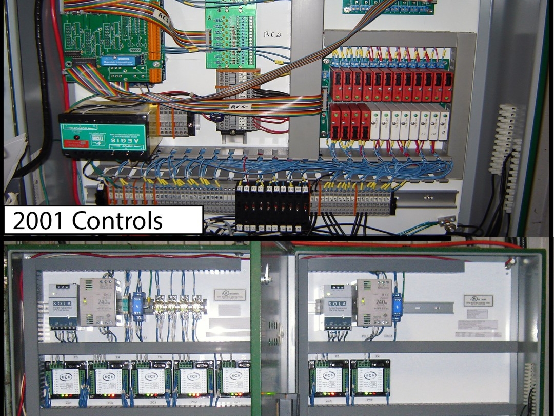 Comparison between controls at Ottawa compost facility in 2001 vs. 2015