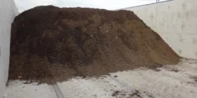 Bunker walls and compost