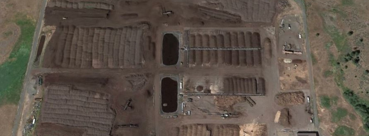 Google earth aerial view of Barr-Tech composting facility