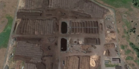 Google earth aerial view of Barr-Tech composting facility