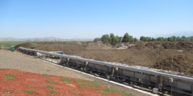 Overview of Agromin Chino composting facility and ductwork