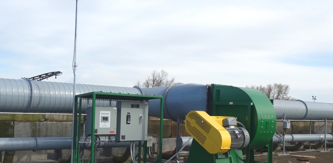 composting fan and controls