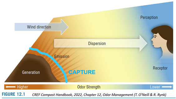 lifecycle of compost odor