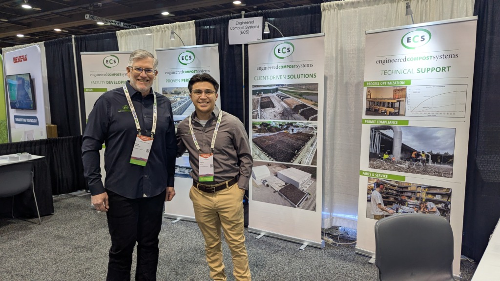 Chris and Omar at the ECS display booth