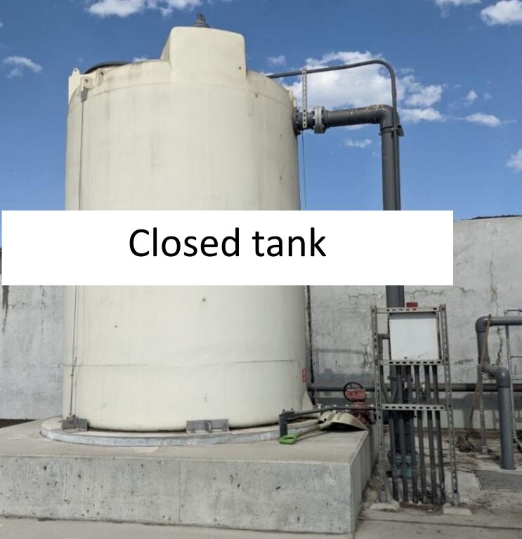 closed tank